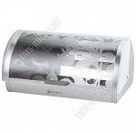 Хлебница нержавеющая сталь с пластиковой крышкой 39,5х28 h18см (4)