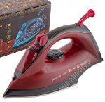 Утюг сталь.подошв.2200Вт.сух.глажка, индикатор нагр,пар,спрей,самоочист,регулир.t,шарнир.вращ.шнура,цв.вишн (10)