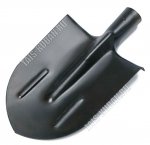 Лопата б/ч штыковая, с ребрами жестк,порошк.окрас. (10)