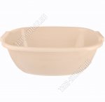 Таз овал 15л с ручк (33х18 h30см) бежев (10)