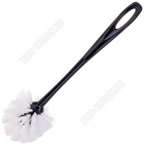 Ерш туалетный, черный,бел щетина (раб.час d8 h8cм,руч.L26см) (25)