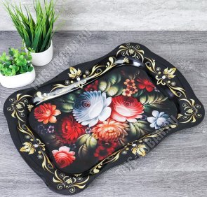 Поднос (эмалированное покрытие) прямоугольный 36х25см 