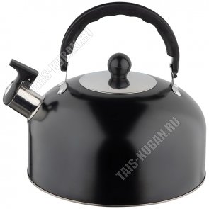 Чайник нерж ПРОМО 2,7л черный матовый (12) 