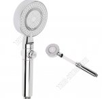 Лейка д/душа +фильтр, 5 реж,круг.d9см,массажн.зубцы (1/50)