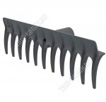 Грабли прямые б/ч пласт. 11-ти зуб. раб.часть-шир.37см,черный (60)