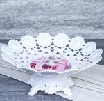 Ваза на ножке, кругл.(d31 h13см)