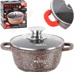 Brown Granite Кастрюля коричневая 3,5л d20 h10см (6)