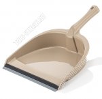 Совок мягкая кромка 23х18см,горизонт.ручка L13см ,светло-коричневый (60)