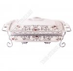 Мармит (керамика) 2,5л прямоугольный (35х25см h8см) 