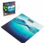 Весы напольные эл. (стекло) до 180кг,дел.100г,