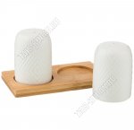 Н-р д/специй 2пр (соль+перец) на бамб.подст. п/у