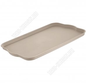 Поднос с борт,прям (45х30 h2см) латте 