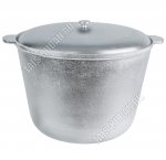 Казан конический 40л d40 h35см с крышкой (3)