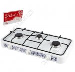 Плита газ. 3конф, плавн.рег.t, 59х33х7см,