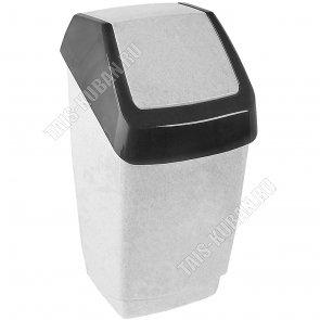 Ведро для мусора, 7л мрамор (21х20 h37см) (12) 