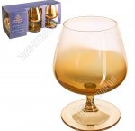 Карамельный Омбре Бокал н-р 3шт д/коньяка 410мл
