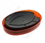 Мыльница овал,с поддон. L13х9,5 h3см 