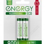 Аккумулятор Energy Eco Ni-Mh 900мАч, 2шт ААA(мизинчиковые) (24)