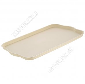 Поднос с борт,прям (45х30 h2см) шампань 