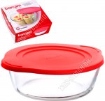 Форма с пластиковой красной крышкой кругл 2,1л п/у (4)