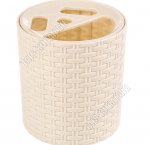 Подставка д/зубн.щеток 4-х секц.