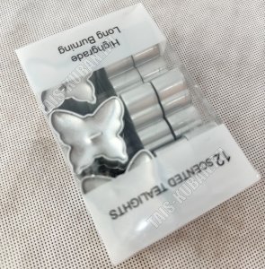 Свеча (парафин) чайная н-р 12шт 