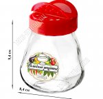 Банка 2-х стор.пласт.крышка 0,26л 