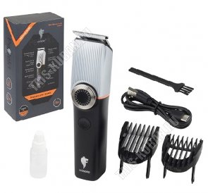 Машинка д/стрижки (аккум) 3Вт,2насад,2ск,керам.лезвия,LED дисплей,функц. блокир,в комп-те USB шнур,щеточ,масло,сталь (24) 