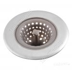 Ситечко д/раковины d11см, нерж+силикон 