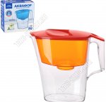 Фильтр-кувшин СТАНДАРТ 2,5л оранж,объём очищ.воды 1.2л, помещ-ся в дверце хол-ка,винтов.картридж (карт.В15) (7)