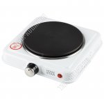Плита электрическая 1конфорка Блин чугун. 1000Вт d15,5см 5режимов температуры, цвет белый (12)
