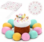 Диана Блюдо д/8яиц d24см и кулича, п/у