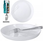 PRECIOUS/Рифленый Тарелка плоская d25см б/уп (24)