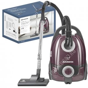 Пылесос 2800Вт мощность всасывания 500Вт, пылесборник 3,5л (мешок) ,бордовый(1) 