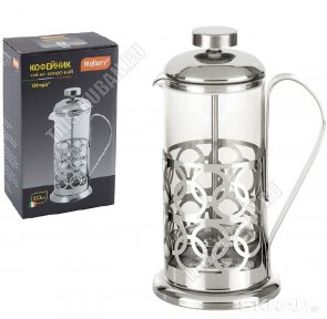 Френч-пресс (стекло+нерж) 