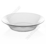 INVITATION б/уп Тарелка глубокая d22cм прозрачн.(12)