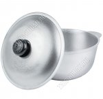 Казан конический  4,0л d24 h12см с крышкой (10)