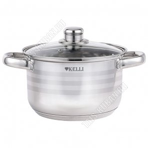 Silver Кастрюля 5,5л d24см,ф.цилиндр (6) 