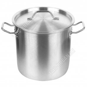 Котел Professional 37,0л d36см, металлическая крышка, толщина стенки 1,2мм, индукционное дно 3,0мм, нержавеющая сталь, подарочная упаковка 