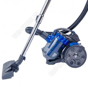 Пылесос 2400Вт. мощн.всас.420Вт.пылесбор.2,5л.(контейнер) 5-ступ.фильтрац, цвет синий 