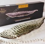 .Кофейный опал Блюдо фигурное 