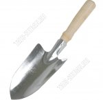 Совок посадочный с дер.ручкой малый,оцинков. (20)