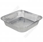 Форма д/выпечки (одноразов) квадр 1,4л (20х20 h4,5см) (50)
