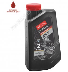 Масло моторное REZOIL DYNAMIC 2Т-0.95л, для 2-х тактн.двигателей (12) 