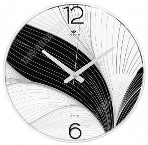 Часы (стекло/пластик) кругл.d39см 