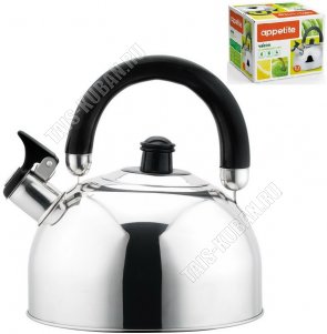 Чайник нерж 2,5л свисток (12) 
