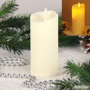 Свеча светодиод (пластик) 