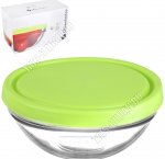 CHEF'S п/у Салатник Н-р 6шт 0,2л d14см с зелен.крыш.(8)
