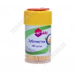 Зубочистки (бамбук) 180шт, Wikky (240)