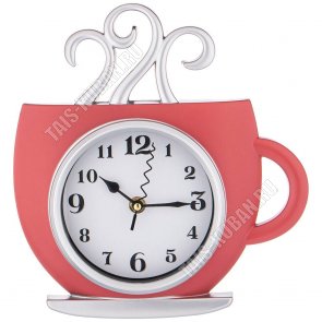 Часы (пластик) фигур.(26х24см) 